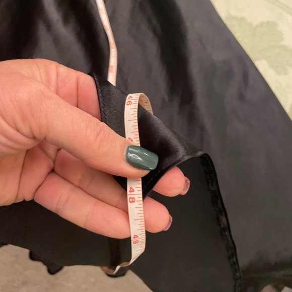 ASOS Design Satin Slip Maxi Strappy Adjust Back Trumpet Cocktail Dress US 6 UK10 - Picture 11 of 16